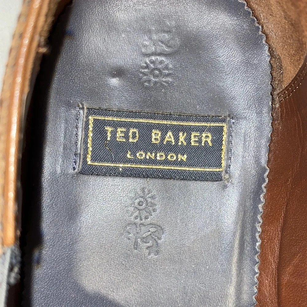 TED BAKER Western Square Toe Leather Loafer - Picture 3 of 7